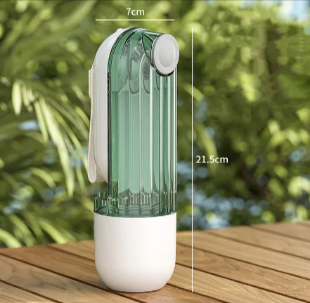 2-in-1 Portable Travel Active Pet Water & Food Bottle