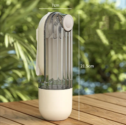 2-in-1 Portable Travel Active Pet Water & Food Bottle