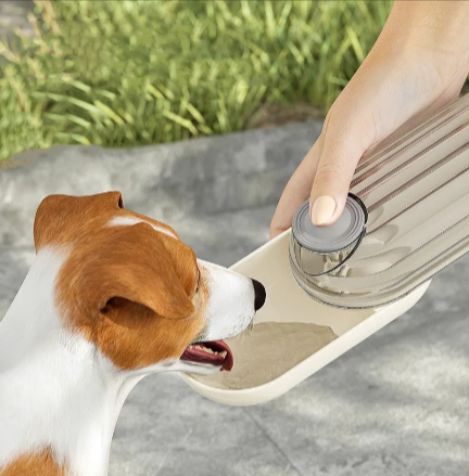 2-in-1 Portable Travel Active Pet Water & Food Bottle