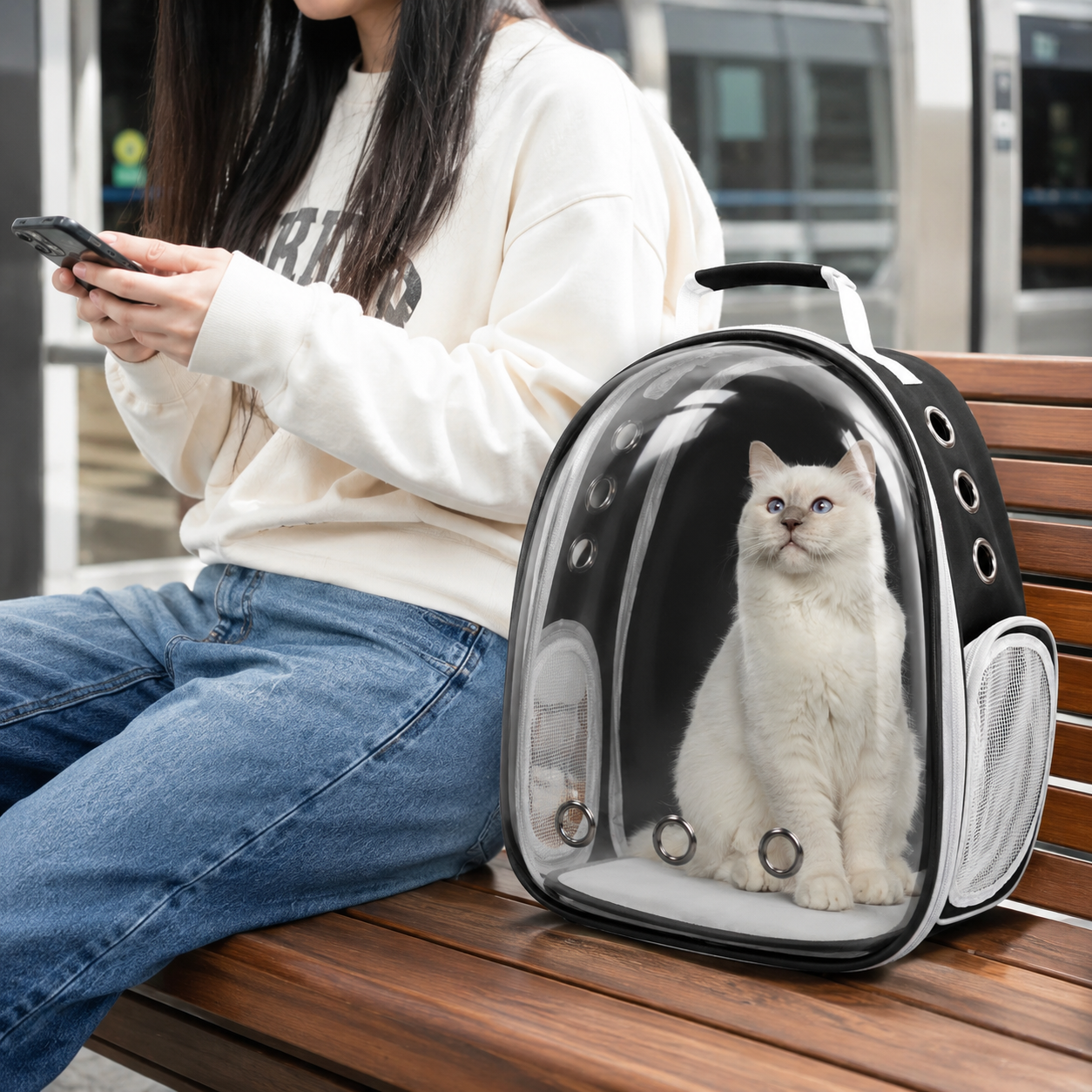 Bubble View Cat and Dog Backpack